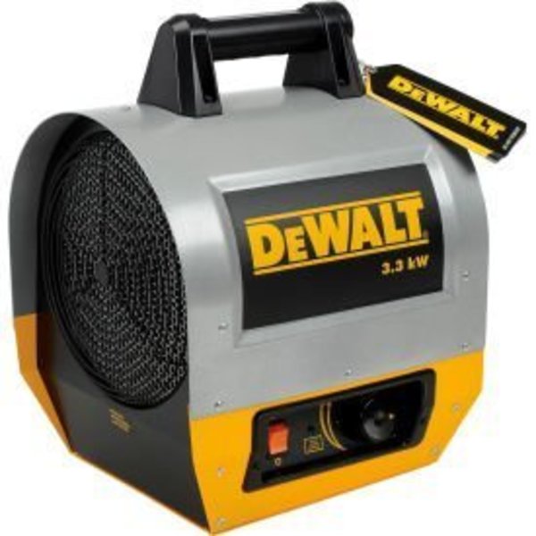 Enerco Group DeWALT® Portable Forced Air Electric Heater W/ Adjustable Thermostat, 240V, 1 Phase, 3300 Watt DXH330